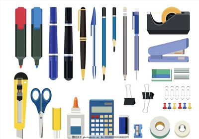 文具元素在包装设计中的矢量魅力
